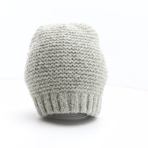 Marks and Spencer Womens Green Acrylic Beanie One Size