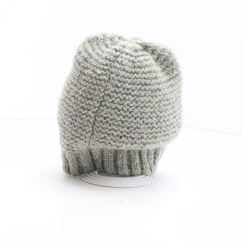 Marks and Spencer Womens Green Acrylic Beanie One Size