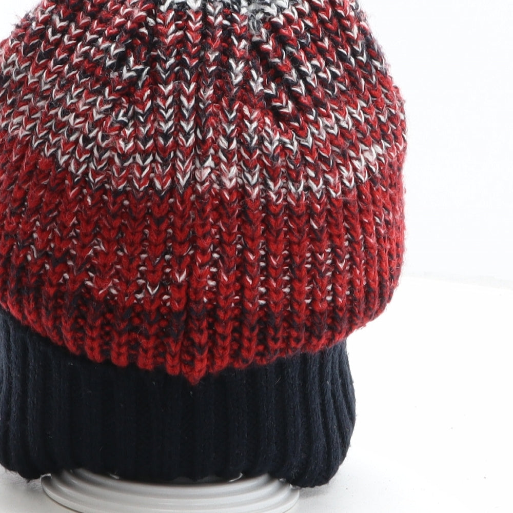 Superdry Mens Red Acrylic Beanie One Size