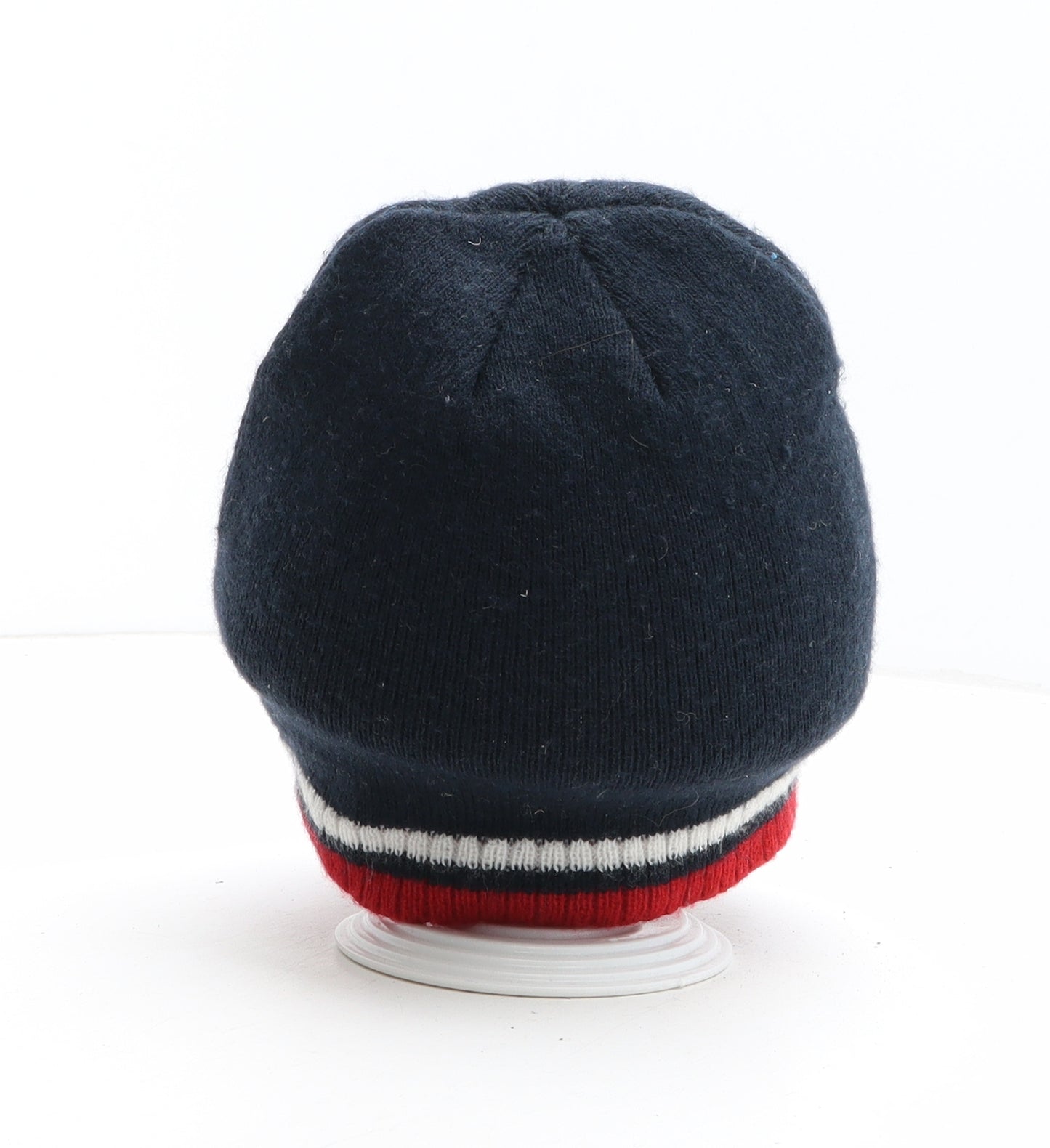 England Rugby Mens Blue Acrylic Beanie One Size