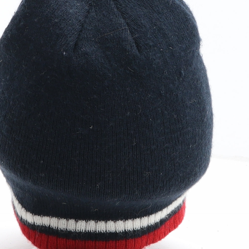 England Rugby Mens Blue Acrylic Beanie One Size