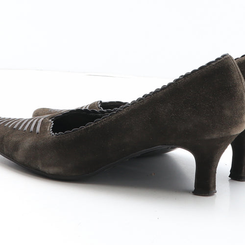 K by Clarks Womens Brown Synthetic Court Heel UK