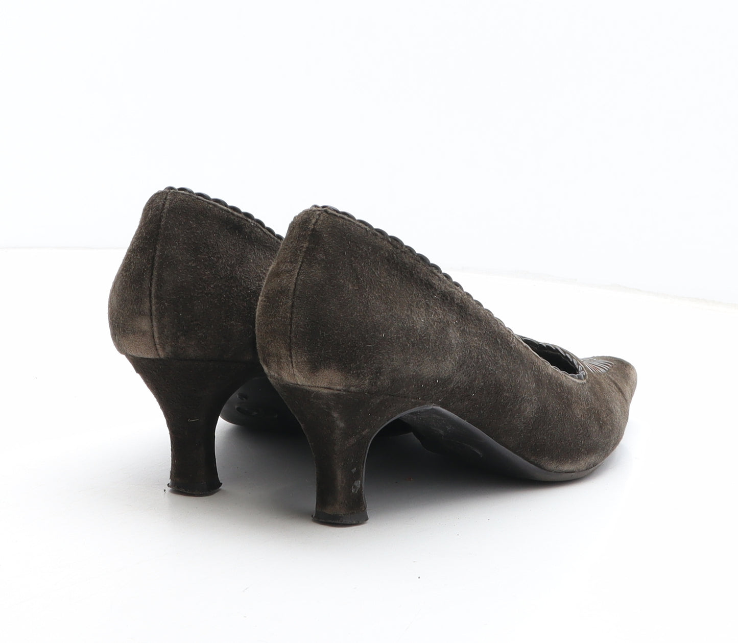 K by Clarks Womens Brown Synthetic Court Heel UK