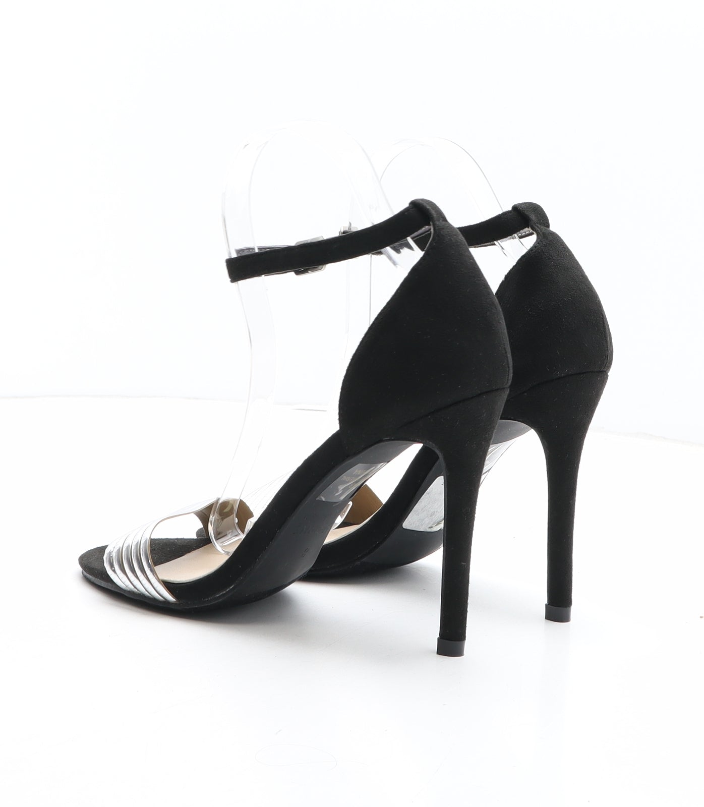 Catherine Malandrino Womens Black Synthetic Strappy Heel UK