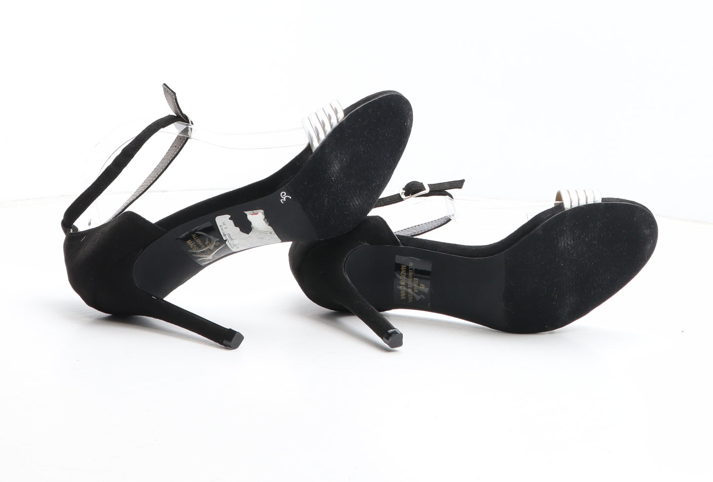 Catherine Malandrino Womens Black Synthetic Strappy Heel UK