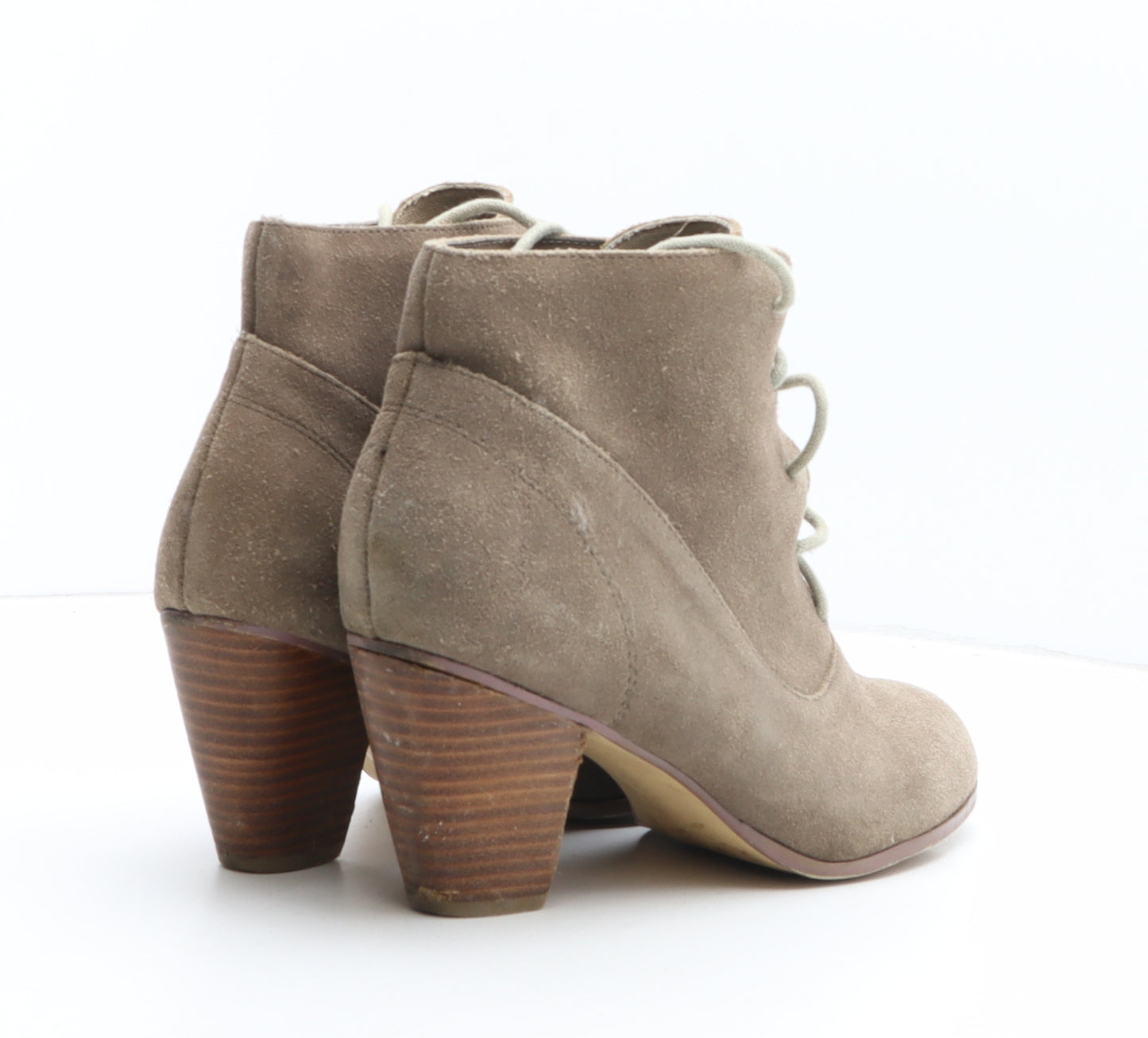 Tailissime Womens Beige Suede Bootie Boot UK