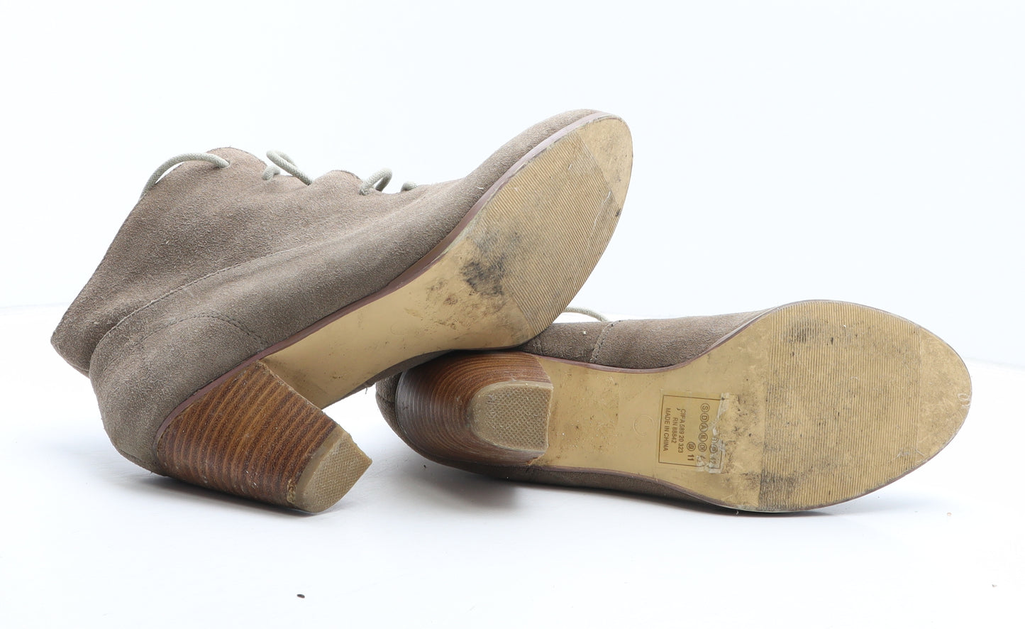 Tailissime Womens Beige Suede Bootie Boot UK