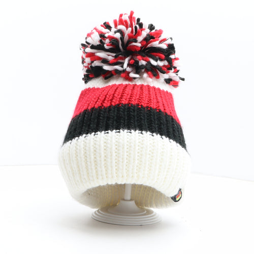 Bigbobblehats Womens Multicoloured Colourblock Acrylic Bobble Hat One Size