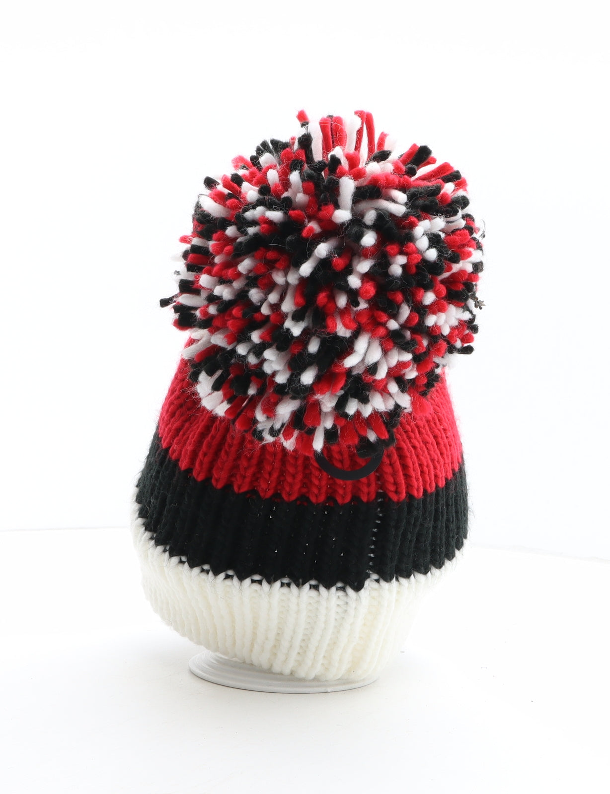 Bigbobblehats Womens Multicoloured Colourblock Acrylic Bobble Hat One Size