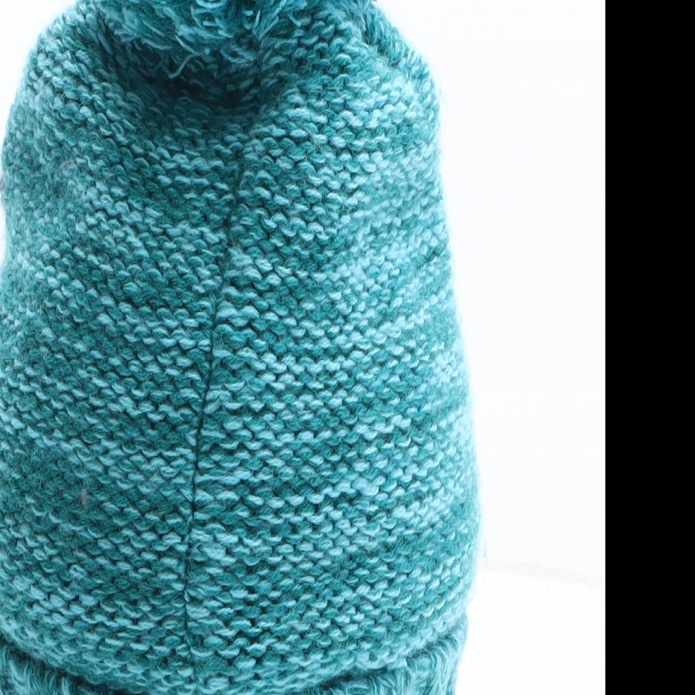 TOG24 Womens Green Acrylic Bobble Hat One Size