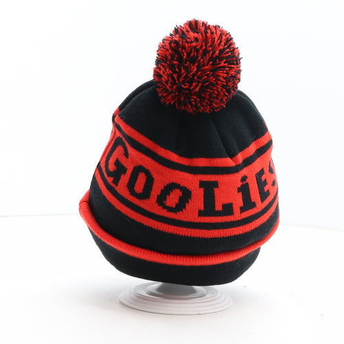 Googlies Mens Black Camouflage Acrylic Winter Hat One Size