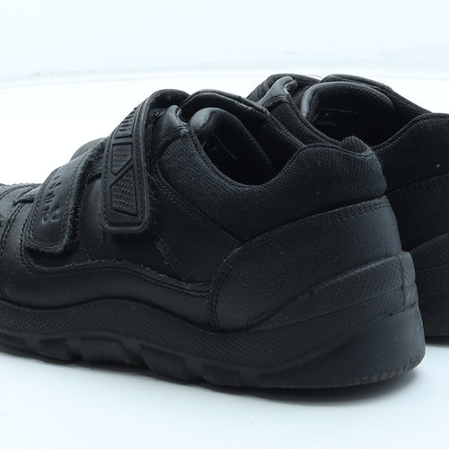 Rhino Boys Black Polyurethane Trainer UK 2.5 35