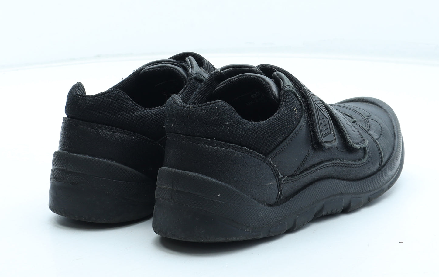 Rhino Boys Black Polyurethane Trainer UK 2.5 35