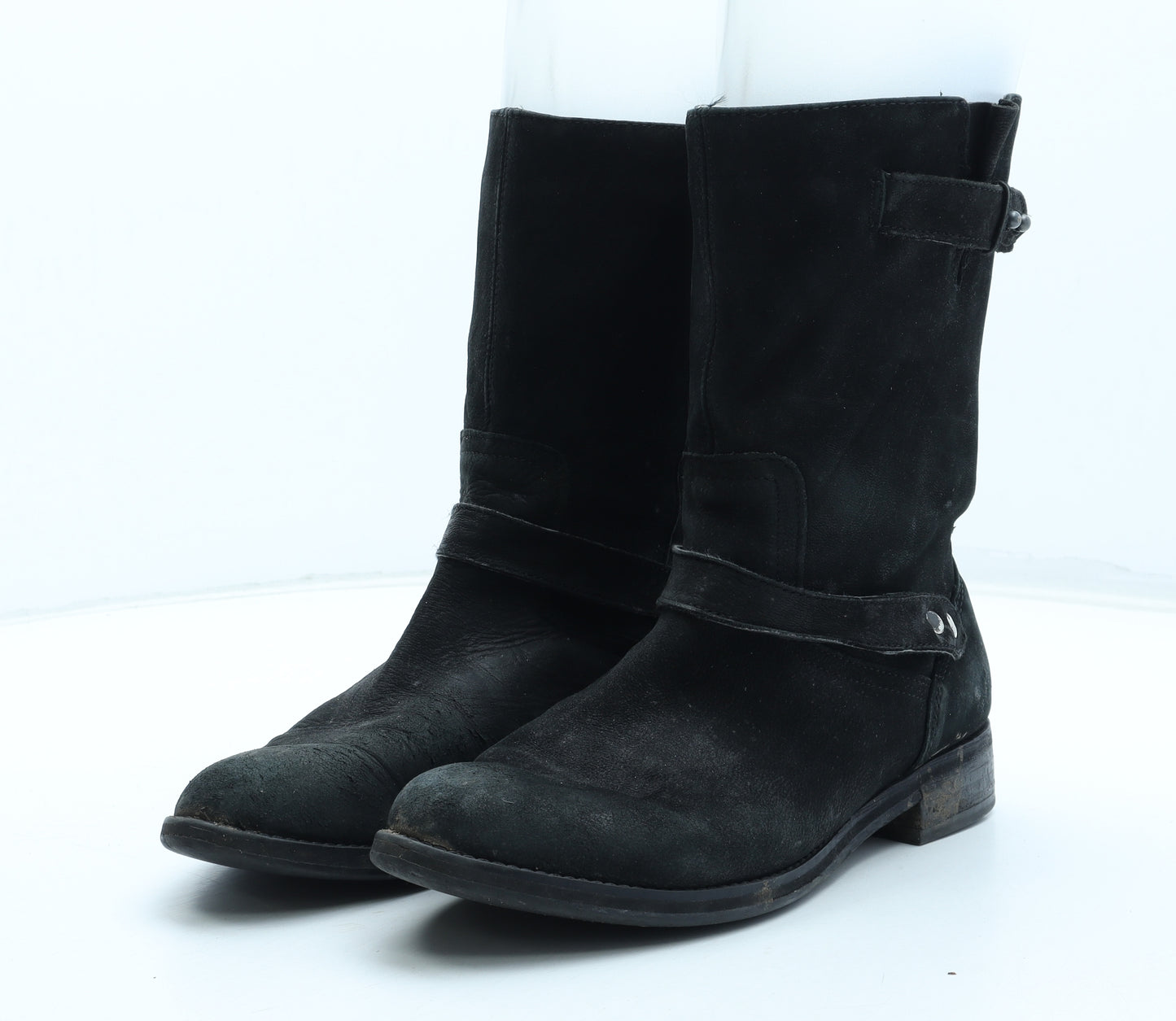 Carvela Womens Black Leather Bootie Boot UK
