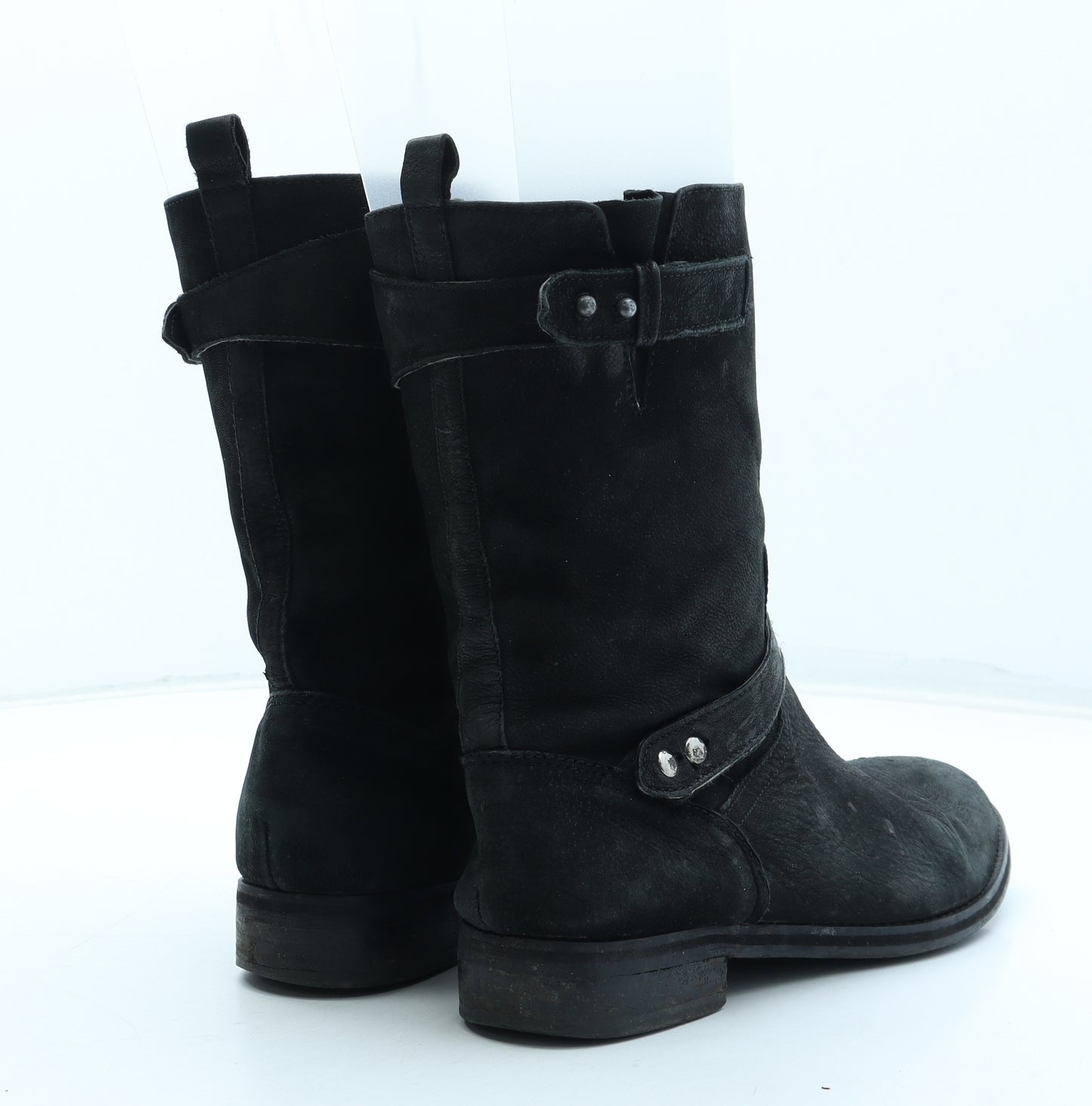 Carvela Womens Black Leather Bootie Boot UK