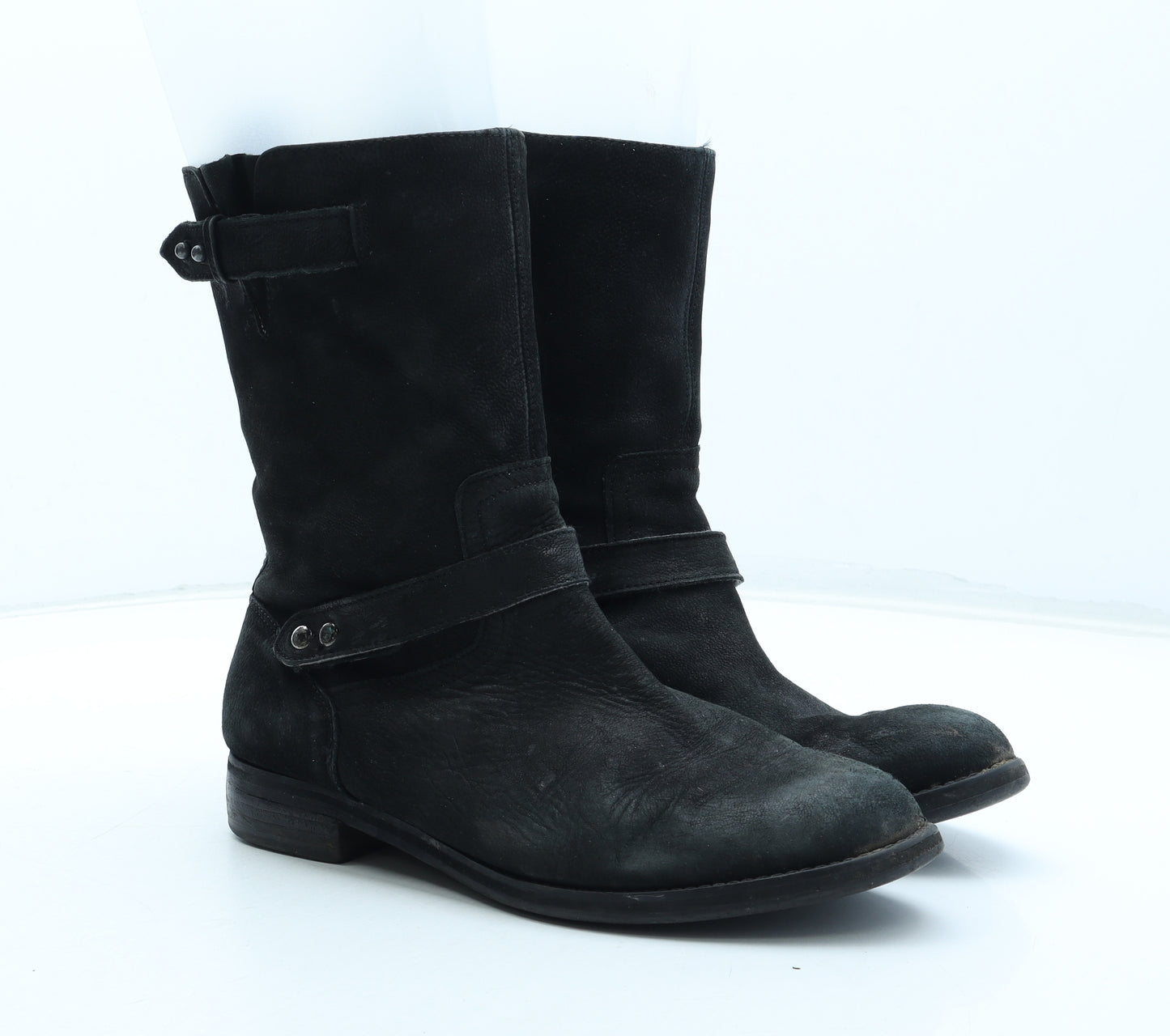 Carvela Womens Black Leather Bootie Boot UK