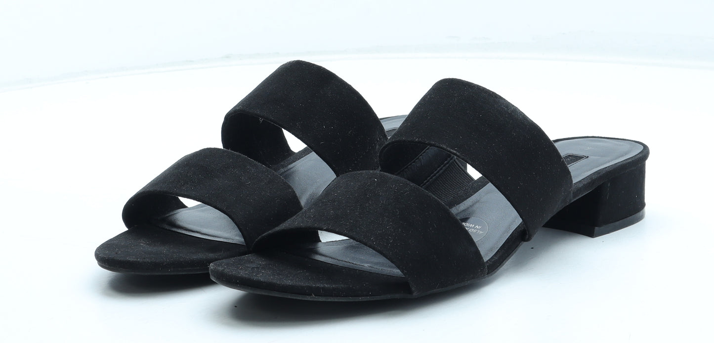 Dorothy Perkins Womens Black Polyester Mule Heel UK