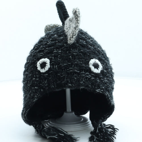 NEXT Boys Black Acrylic Winter Hat Size S - Size 5-6 Years