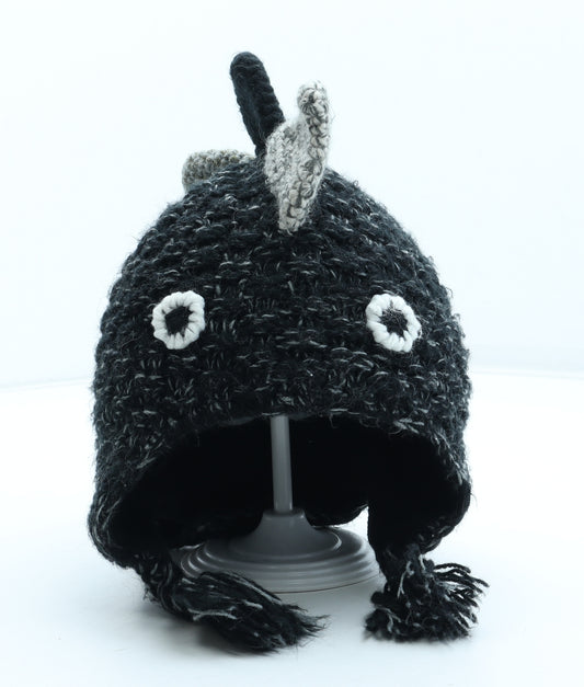 NEXT Boys Black Acrylic Winter Hat Size S - Size 5-6 Years