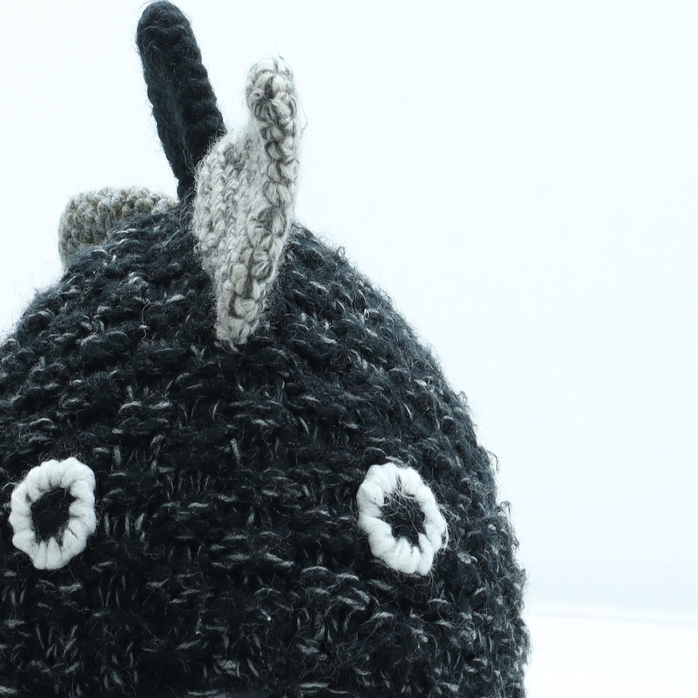 NEXT Boys Black Acrylic Winter Hat Size S - Size 5-6 Years