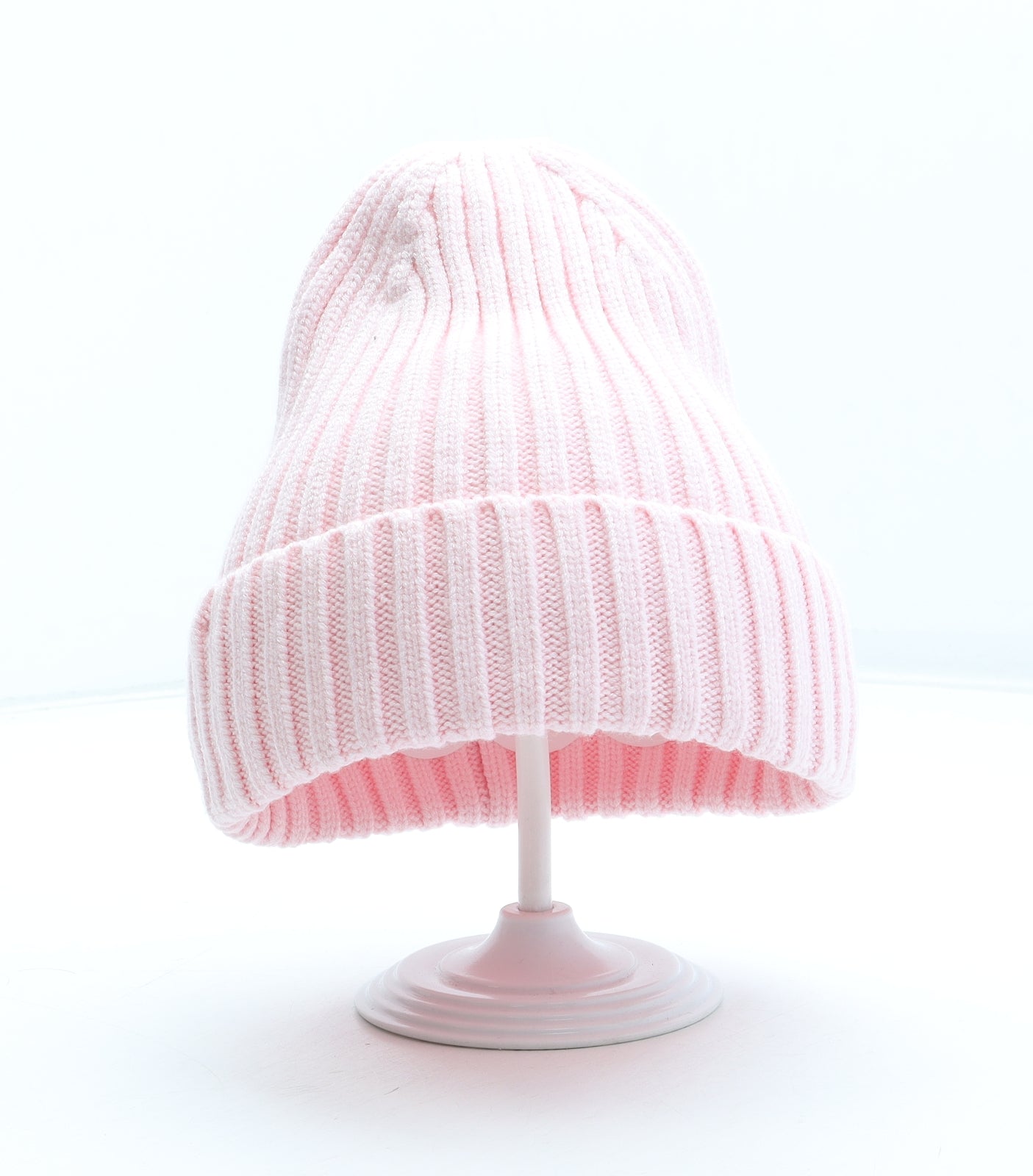 Marks and Spencer Girls Pink Acrylic Beanie Size S