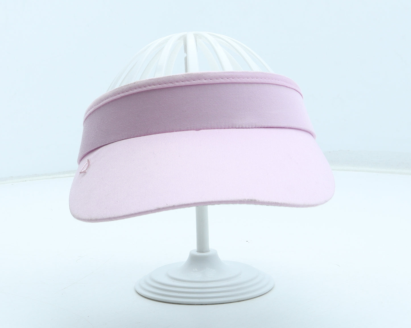 Preworn Girls Pink Polyester Visor One Size