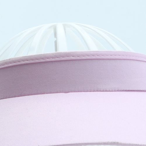 Preworn Girls Pink Polyester Visor One Size