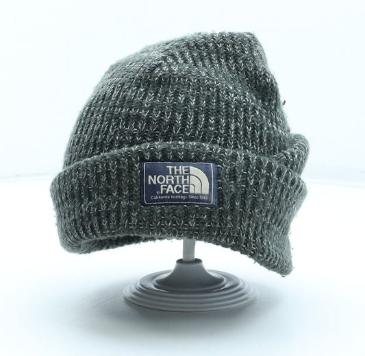 The North Face Mens Green Acrylic Beanie One Size