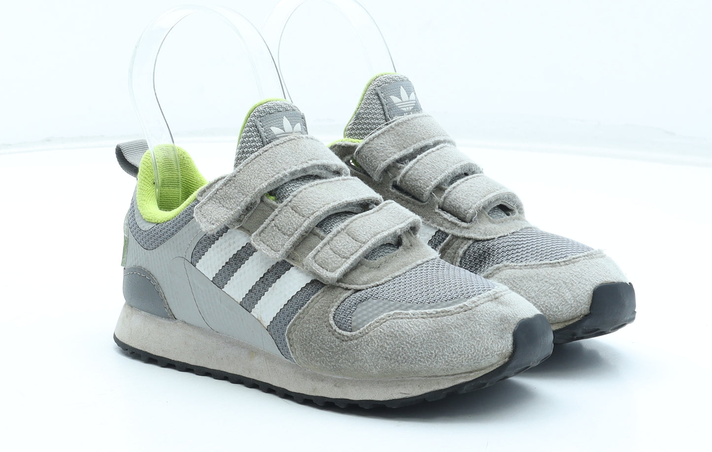 adidas Boys Grey Leather Trainer UK 13 31