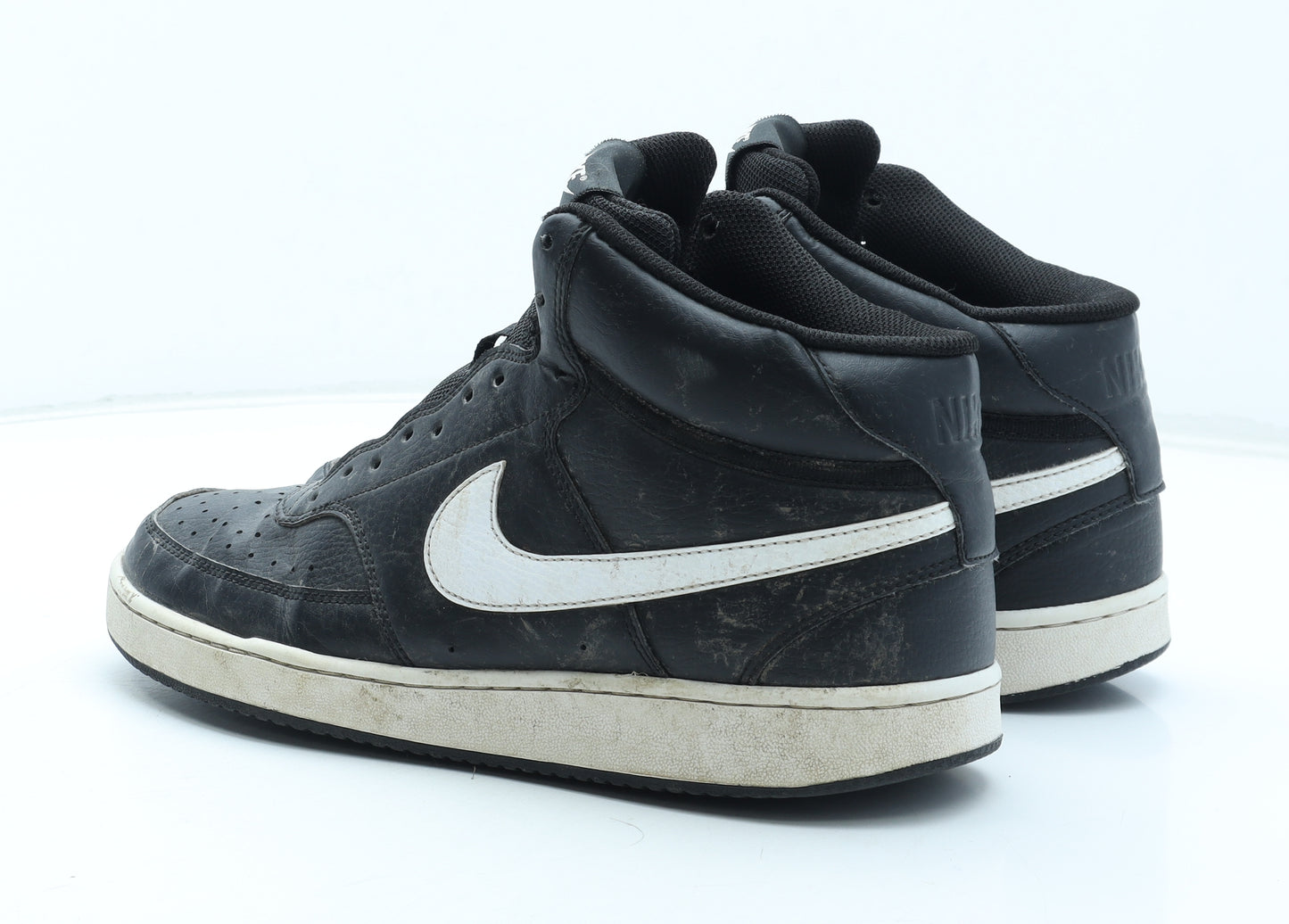 Nike Mens Black Polyurethane Trainer UK 10 - Court Vision