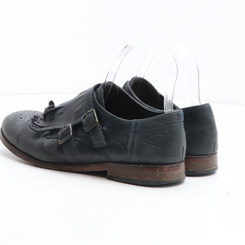 Preworn Womens Blue Synthetic Oxford Casual UK