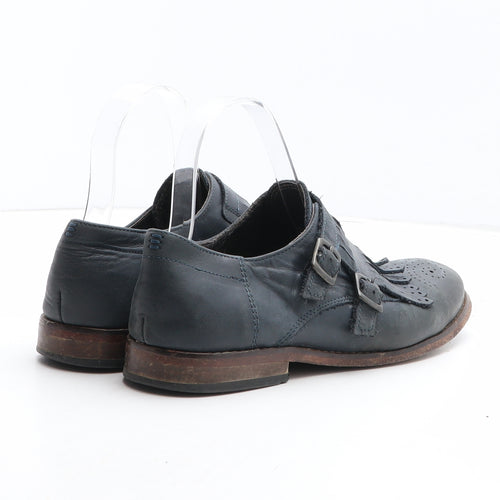 Preworn Womens Blue Synthetic Oxford Casual UK