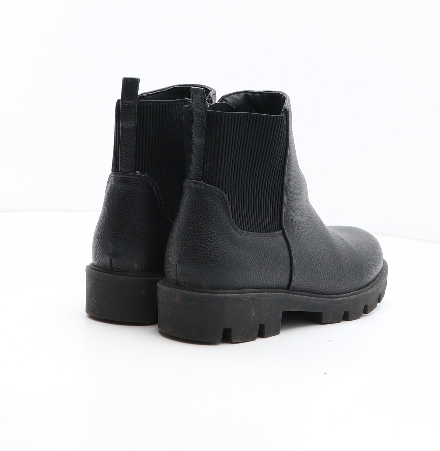 George Womens Black Synthetic Chelsea Boot UK