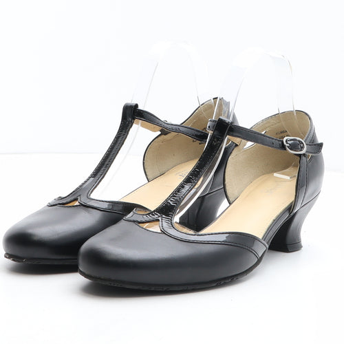 Hotter Womens Black Synthetic Strappy Heel UK