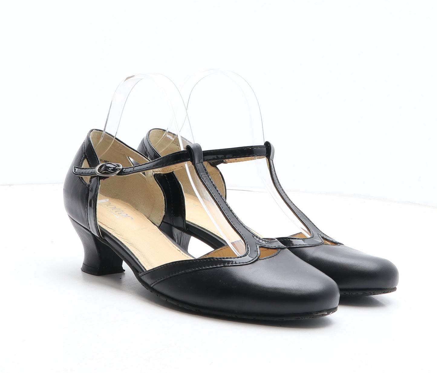 Hotter Womens Black Synthetic Strappy Heel UK