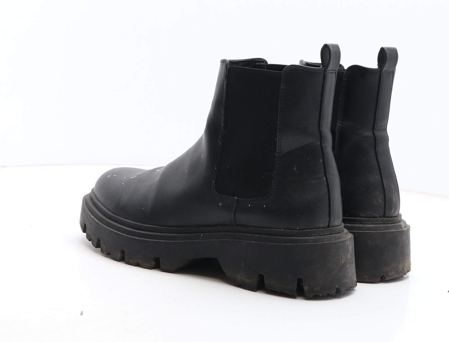 Primark Womens Black Synthetic Chelsea Boot UK