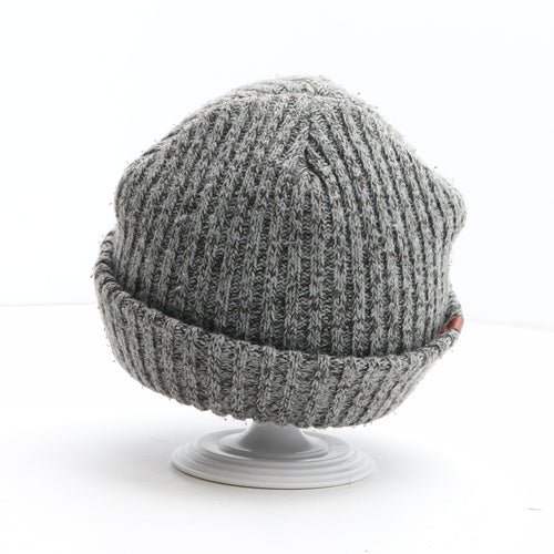 NEXT Boys Grey Acrylic Beanie One Size - UK Size 7-10 Years