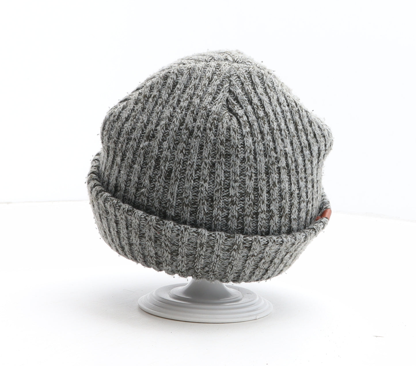 NEXT Boys Grey Acrylic Beanie One Size - UK Size 7-10 Years