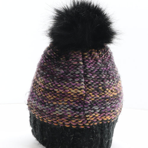 Crane Womens Multicoloured Acrylic Bobble Hat One Size
