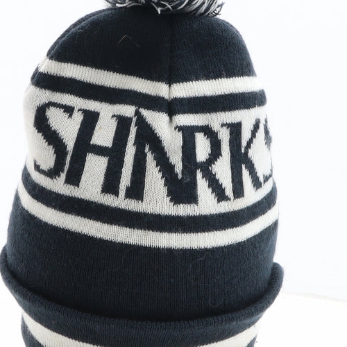 Sale Sharks Mens Blue Acrylic Winter Hat One Size