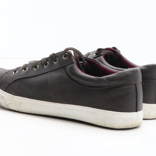 ACW85 Mens Brown Synthetic Trainer UK 12
