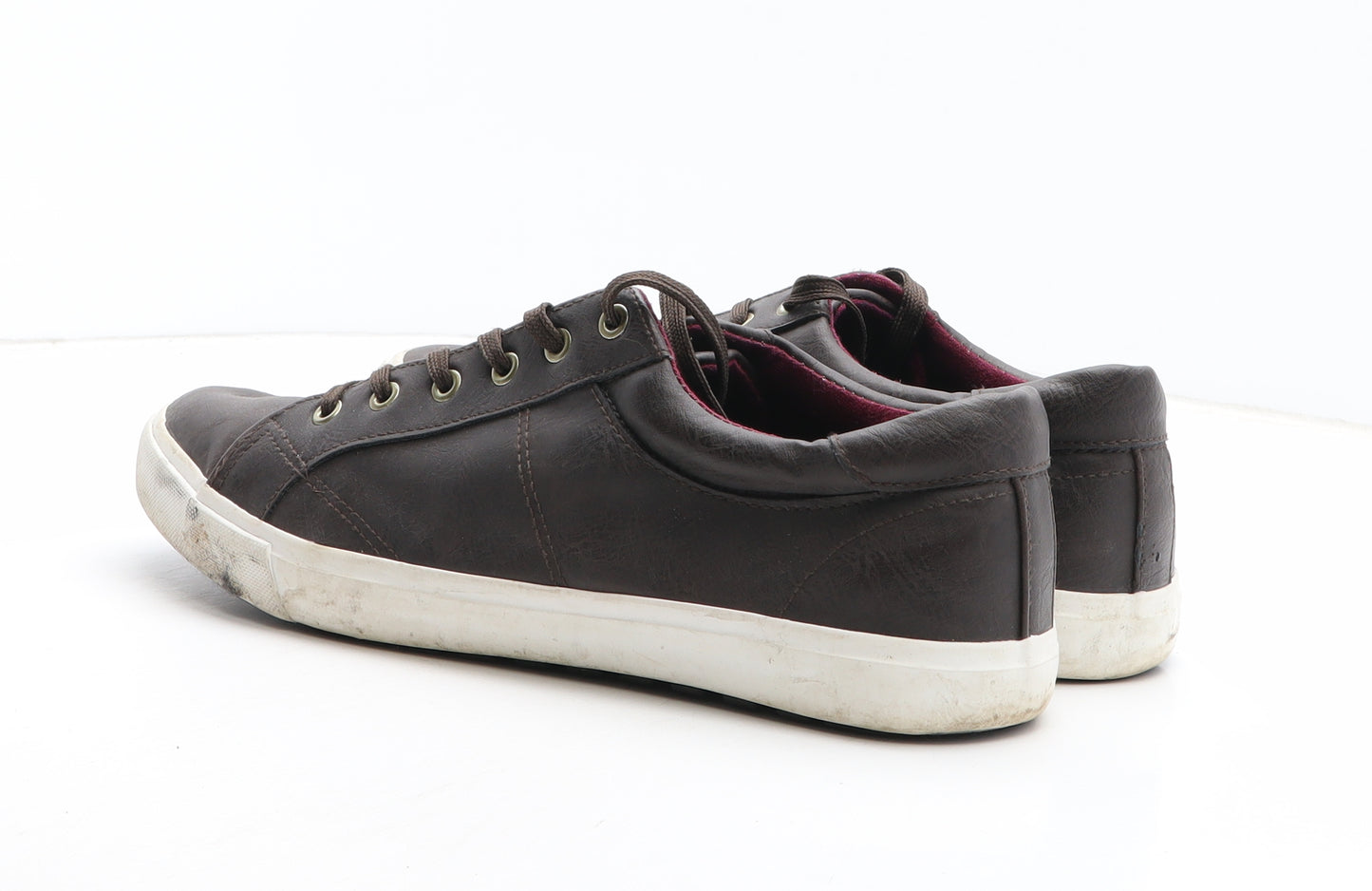 ACW85 Mens Brown Synthetic Trainer UK 12