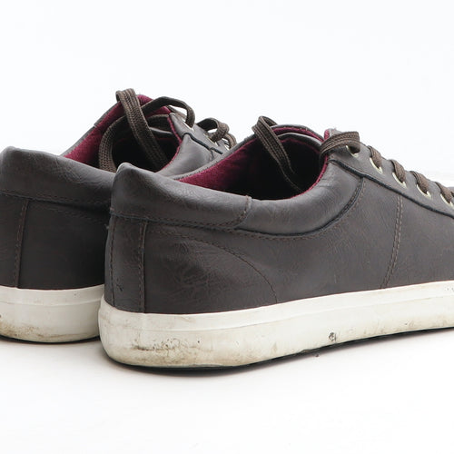 ACW85 Mens Brown Synthetic Trainer UK 12