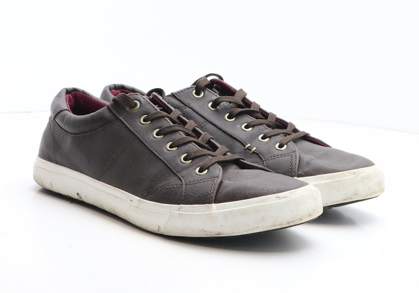 ACW85 Mens Brown Synthetic Trainer UK 12