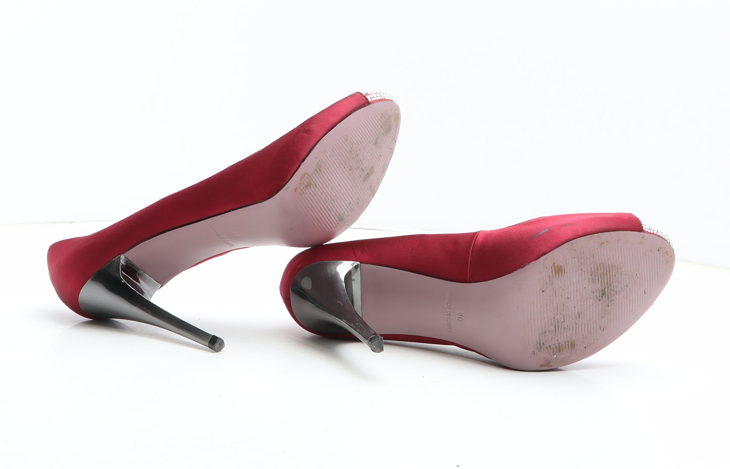 French Connection Womens Pink Synthetic Court Heel UK