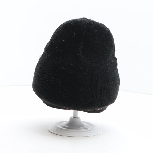 H&M Boys Black Acrylic Beanie One Size - Spiderman UK Size 6-8 Years