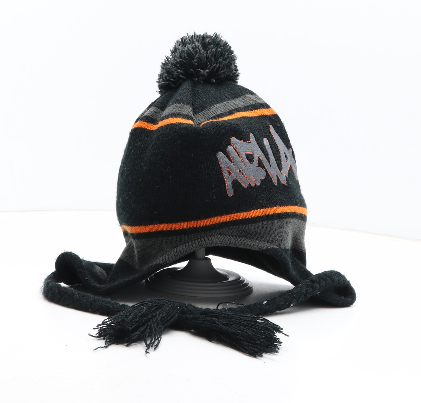 AIRWALK Mens Black Acrylic Winter Hat One Size