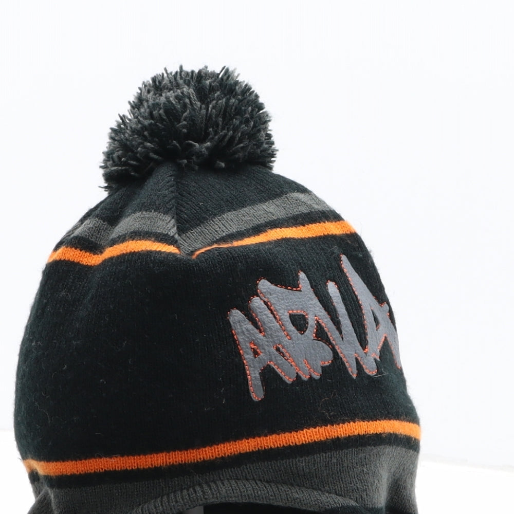 AIRWALK Mens Black Acrylic Winter Hat One Size