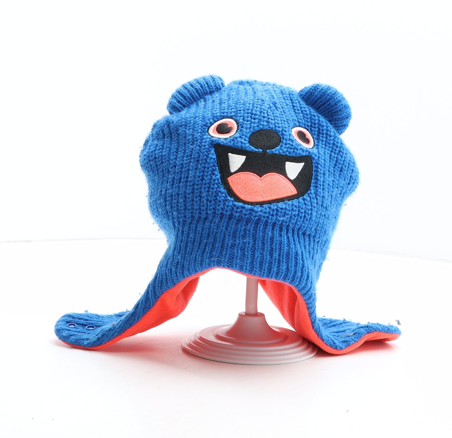 Wed'ze Boys Blue Acrylic Winter Hat One Size