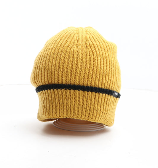 Globe Mens Yellow Acrylic Beanie One Size